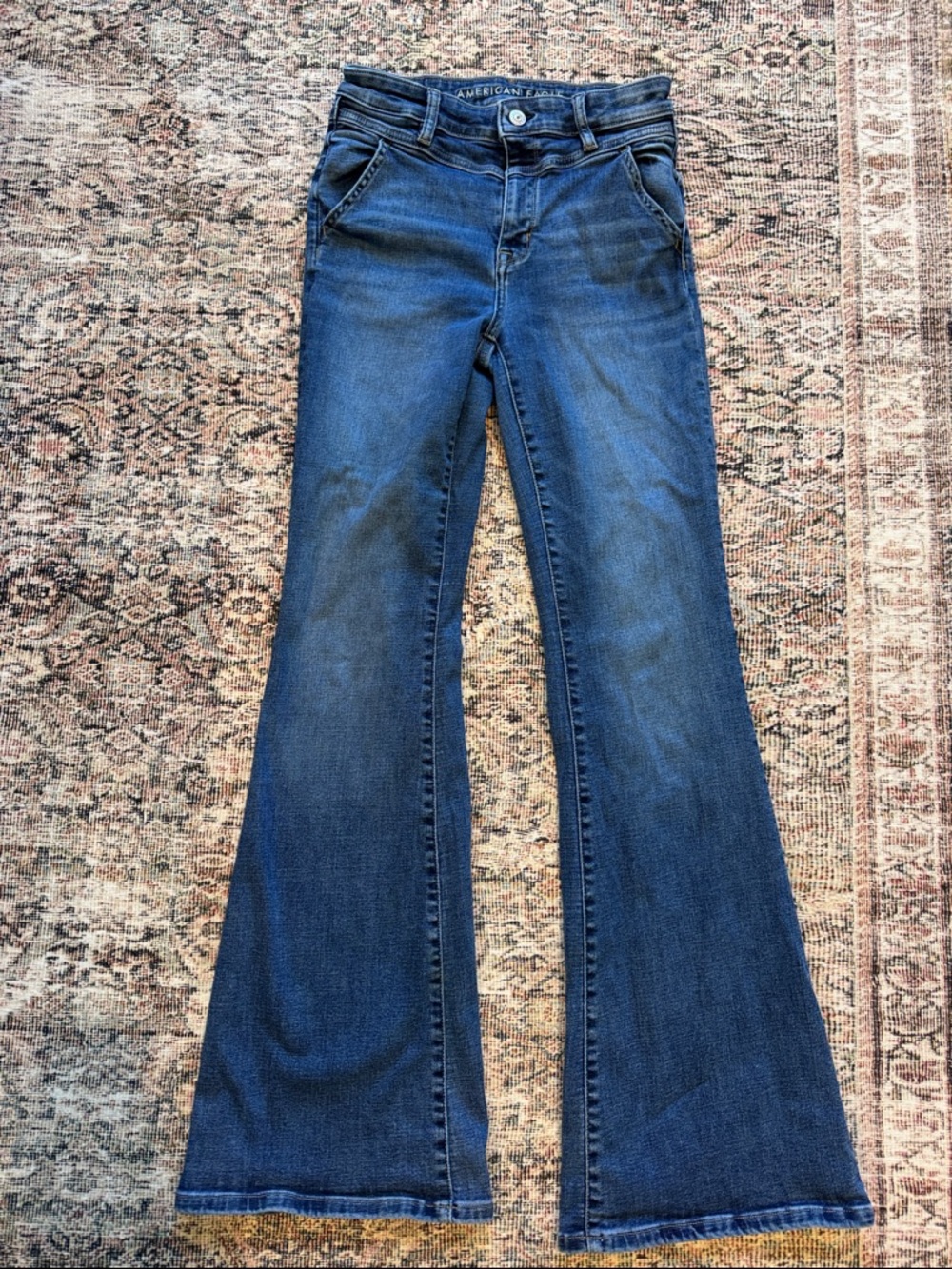 American Eagle Outfitters Indigo Flared Jeans